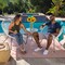 Best Choice Products 3-Piece All-Weather Patio Acapulco Bistro Furniture Set w/ Rope, Glass Top Table
